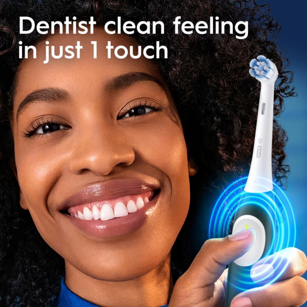 Electric Toothbrush Starter Kit with 2 Brush Heads, Forest Green 7q