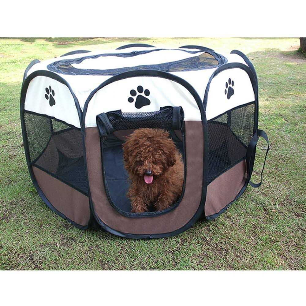 Portable Pet Playpen Foldable Exercise Pen Indoor Puppy Cat Bunny k7m