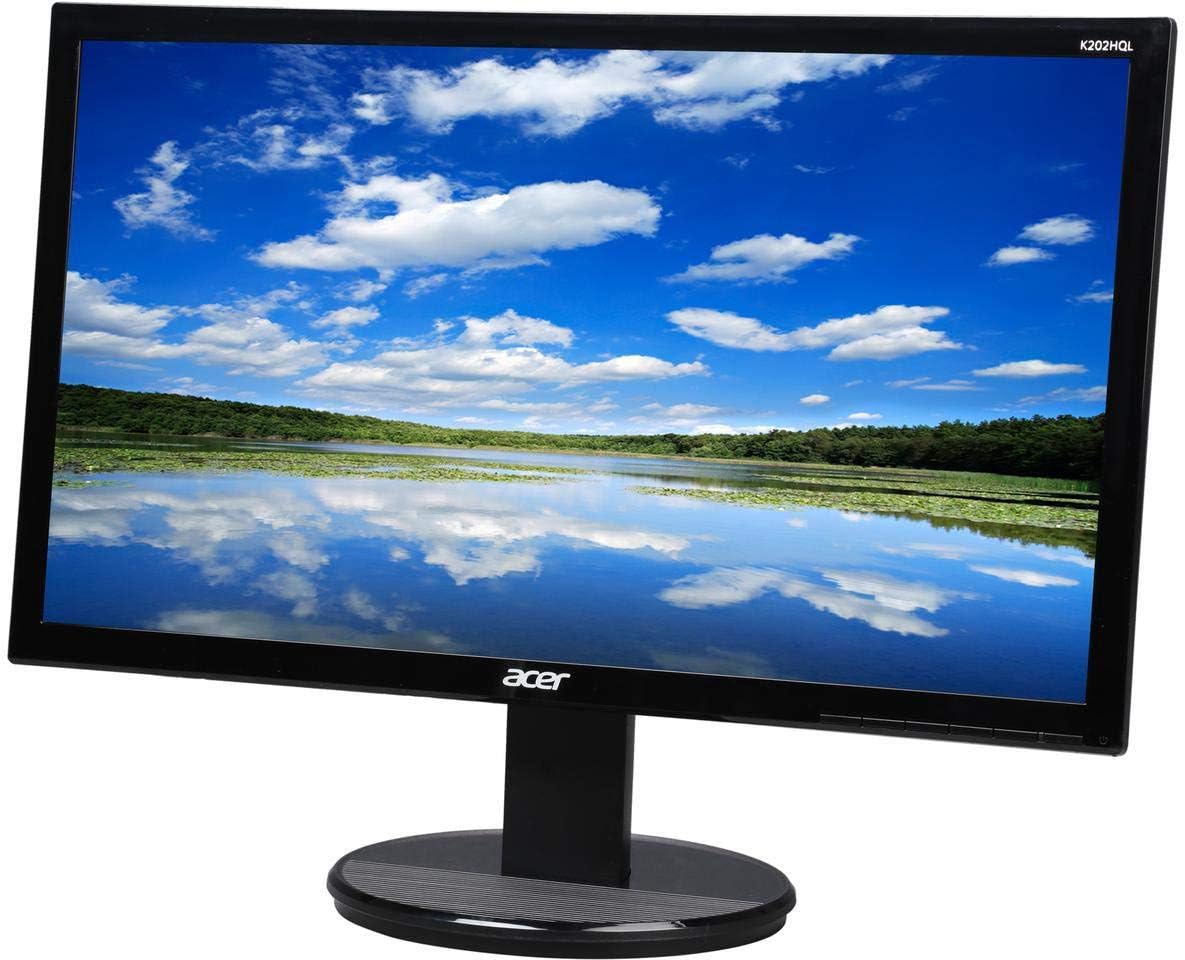 Acer K202HQL bd 20” (19.5" viewable) HD+ (1600 x 900) Monitor (DVI & VGA Ports)