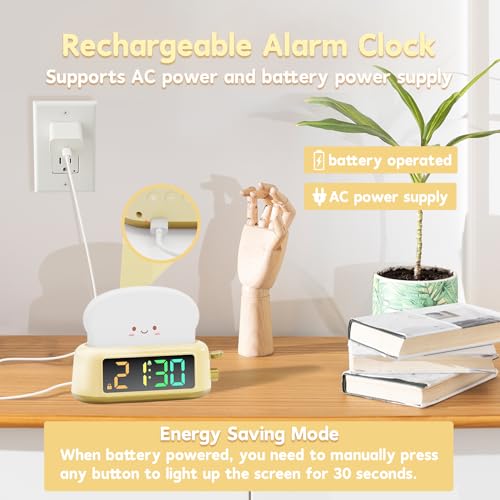 Kids Alarm Clock with Night Light and Timer k7p