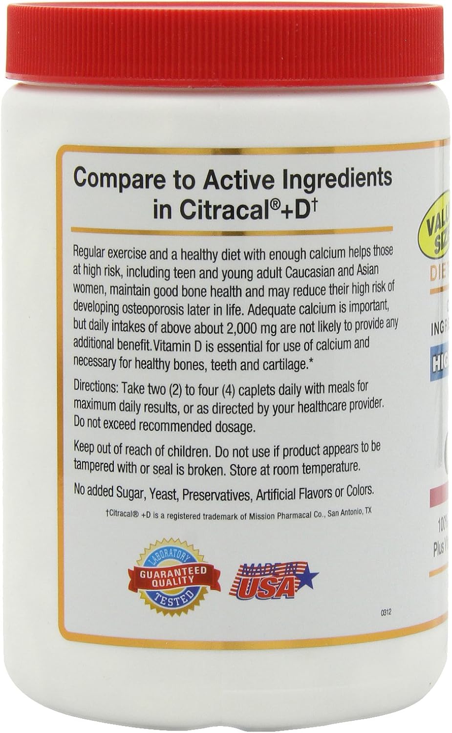 Calcium Citrate with Vitamin D Capsules k7m