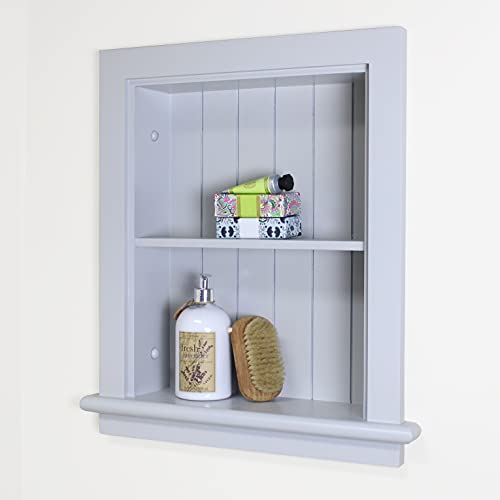 Bathroom Wall Niche Medicine Cabinet Replacement 14x18 Light Gray q7