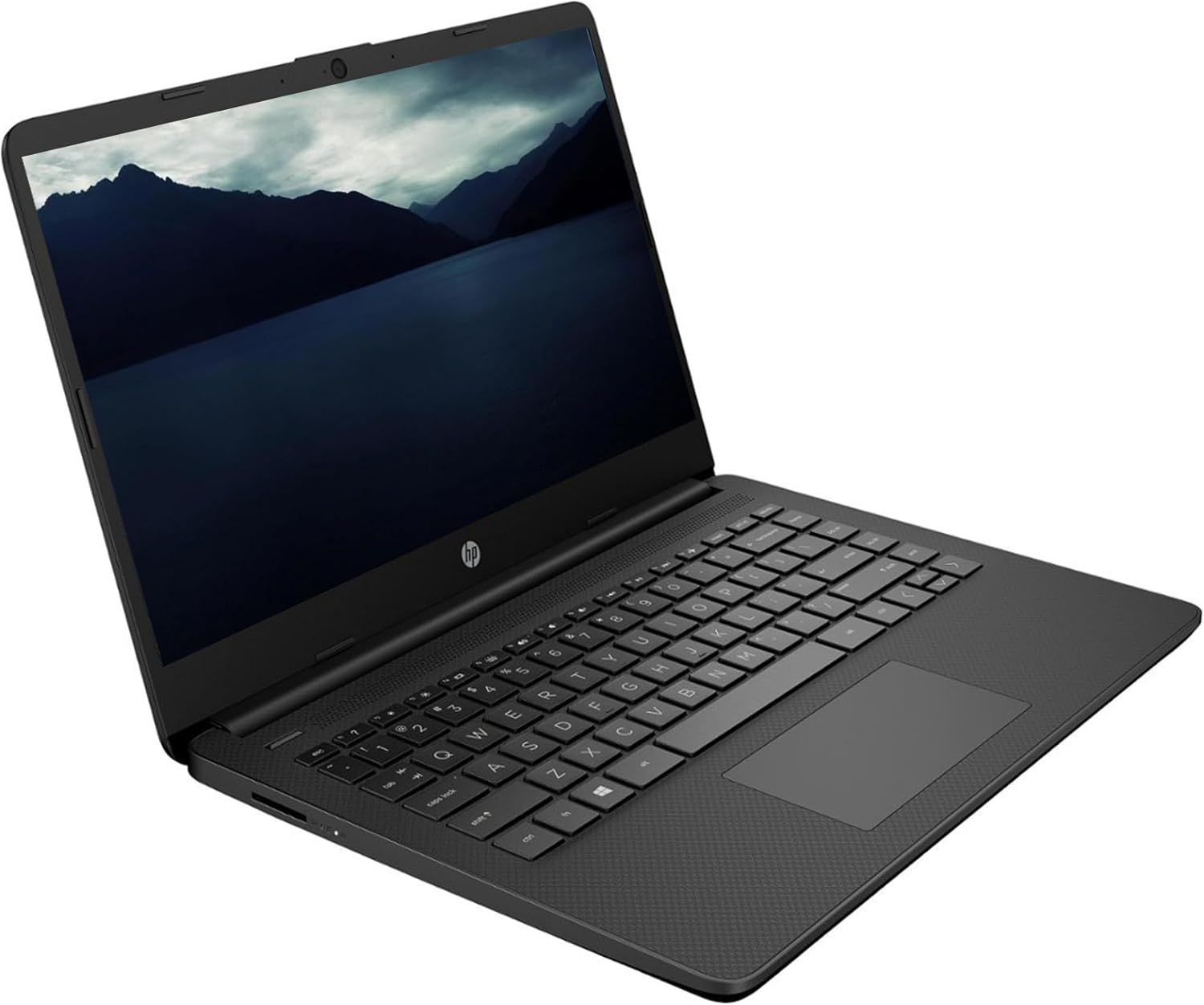 Laptop 14 inch HD Intel Celeron 8GB RAM 128GB Windows 11 Black k7