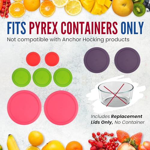 Replacement Glass Lid for 1-7 Cup Storage Containers Set k7