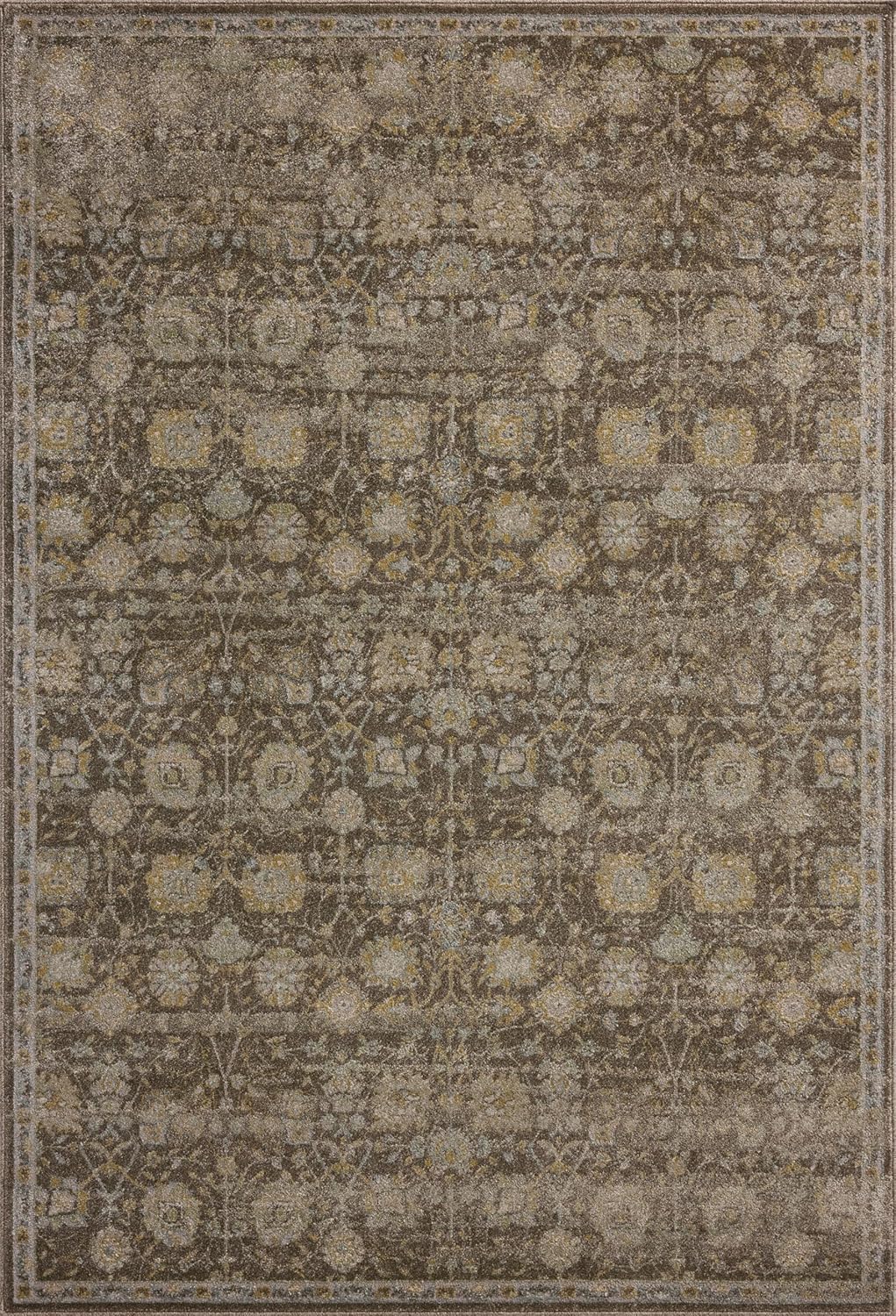 Round Area Rug 7'6 x7'6 Natural Bark a7