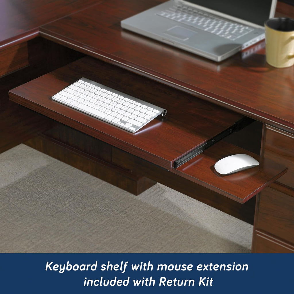 L-Shaped Desk with Hutch 7k