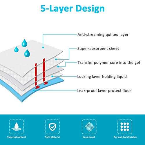 Large Pet Training Pads for Dogs Super Absorbent Leak-Proof k7