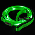 Blazin Safety LED Dog Leash USB Rechargeable Flashing Light - Pet Supplies online store