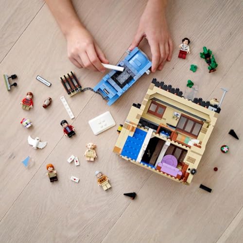 Harry Potter 4 Privet Drive Building Toy with Flying Car and Minifigures k7