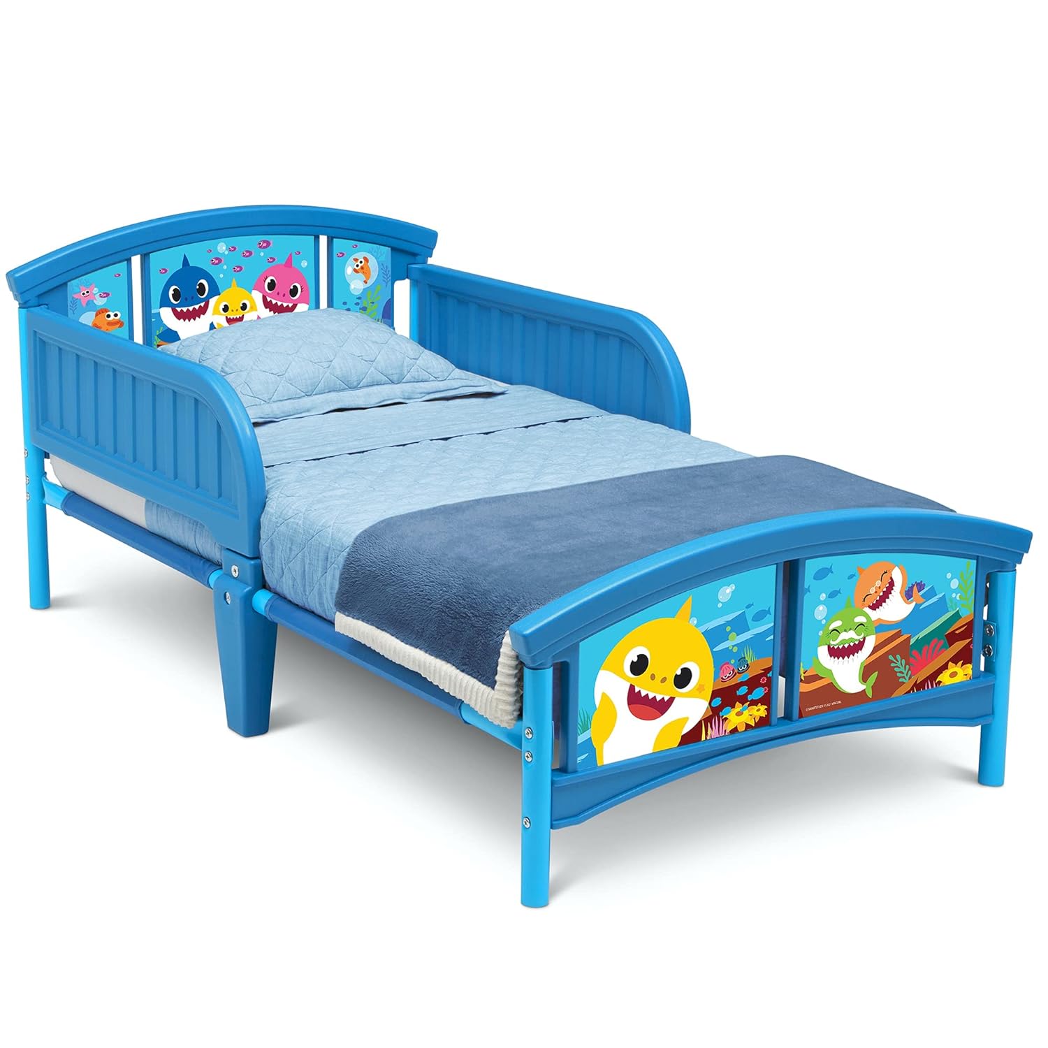 Toddler Bed and Dual Sided Crib Mattress Bundle k7m