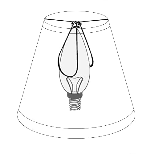 Mini Brown Barrel Lamp Shades Clip On Bulb Fabric Replacement 3x6x5 Inch Set of 2 k7