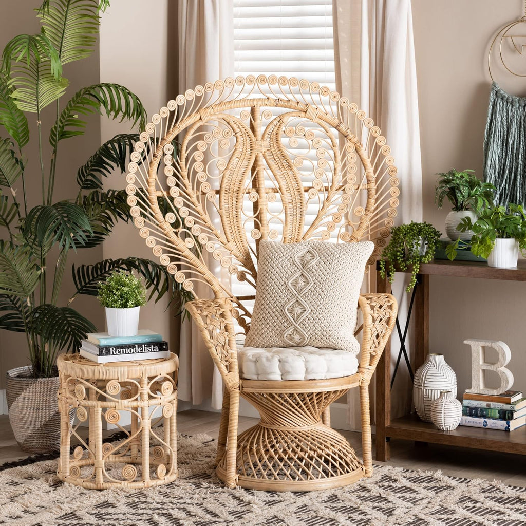 Rattan Peacock Chair Oversized a7