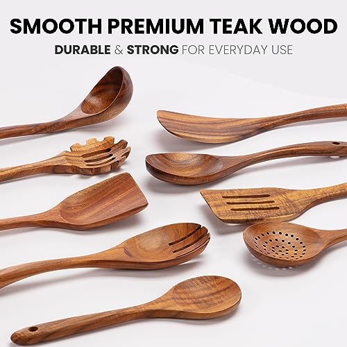 Wooden Spoon Set 6-Piece for Cooking a7k
