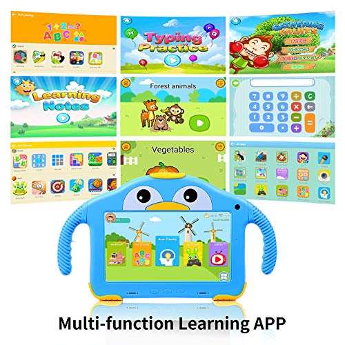 Kids Tablet 7in Android Learning Tablet with Kid-Proof Case a7
