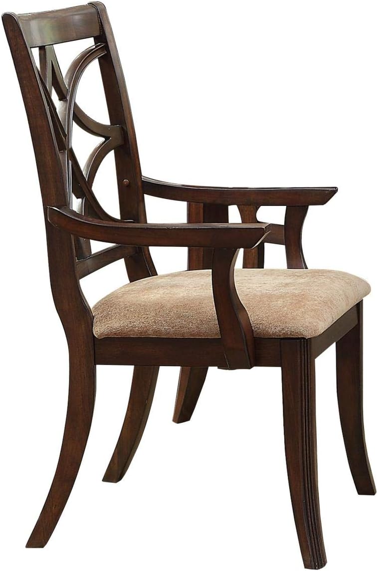 Dining Room Set 7 Piece Brown Cherry a7