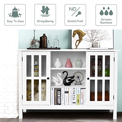 TV Stand Console Storage Cabinet Brown k7p