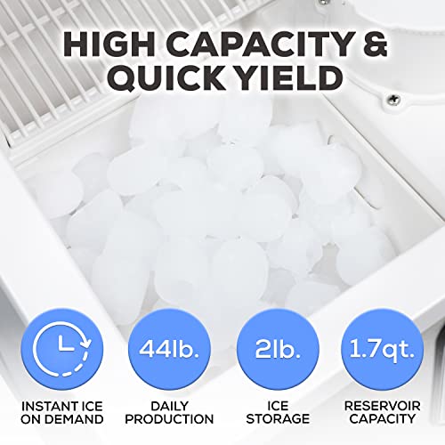 Electric Countertop Ice Maker Machine Portable Stainless Steel q7