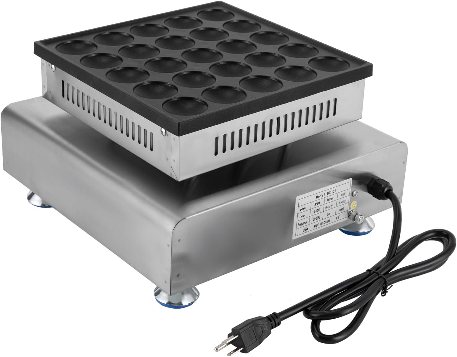 Mini Dutch Pancake Maker Non-stick Electric 110V k7