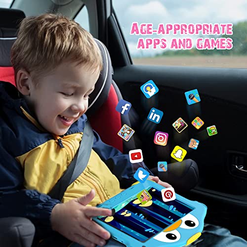 Kids Tablet 7in Android Learning Tablet with Kid-Proof Case a7