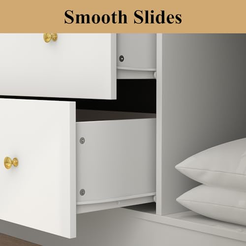 Wooden Armoire Wardrobe with Mirror and Drawers a7