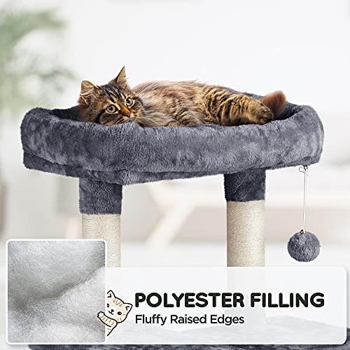 Cat Tree Tower 63in Multi-Level Indoor Cat Furniture with Scratching Posts a7k