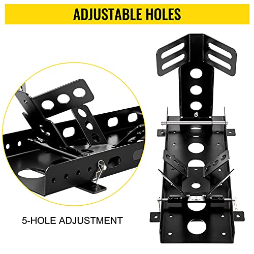 Motorcycle Front Tire Chock 3000 lbs for 14-22 Inch Wheels Steel Stand a7