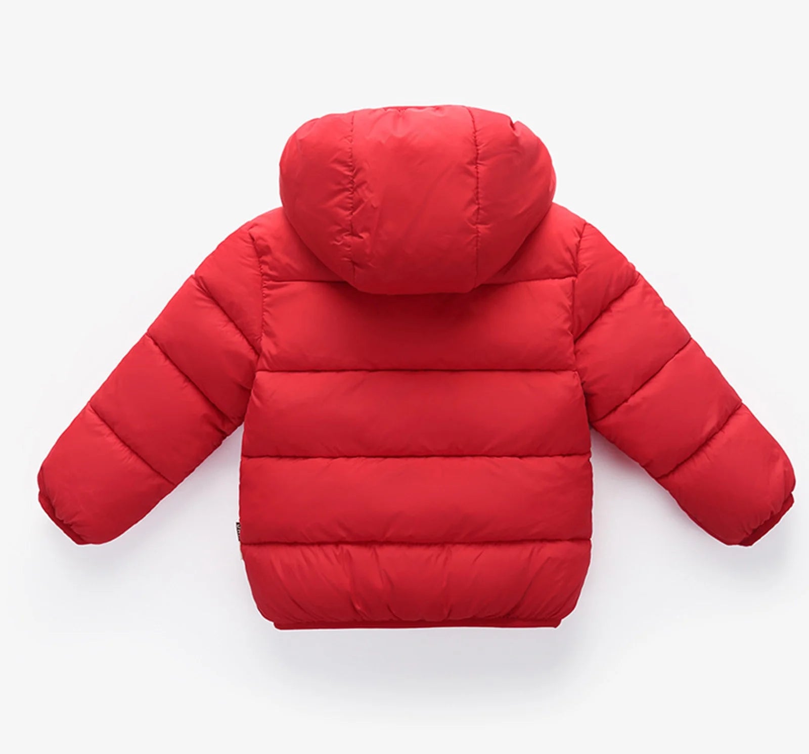 Kids Solid Winter Hooded Jacket Warm Outwear a7