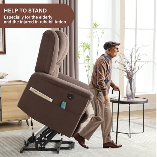 Power Lift Recliner Chair with Heat and Massage for Elderly k7