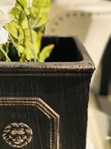 Concrete Planter with Drainage Hole for Indoor Outdoor Garden a7