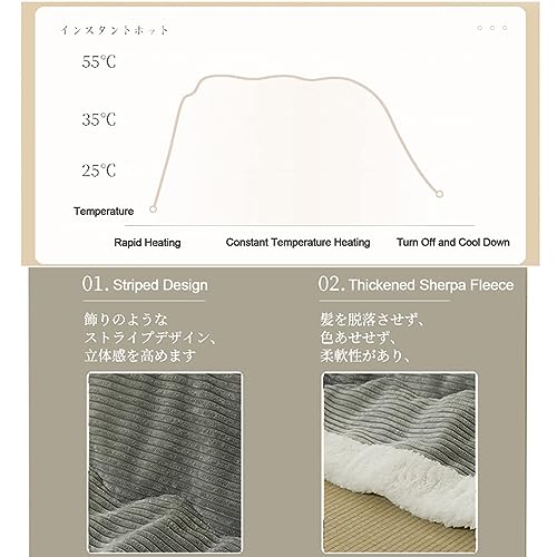 Kotatsu Table with Electric Heater, Futon Floor Set, Heated Wooden Coffee Table a7