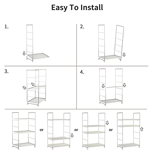 Bathroom Organizer Countertop 3-Tier Corner Shelf a7