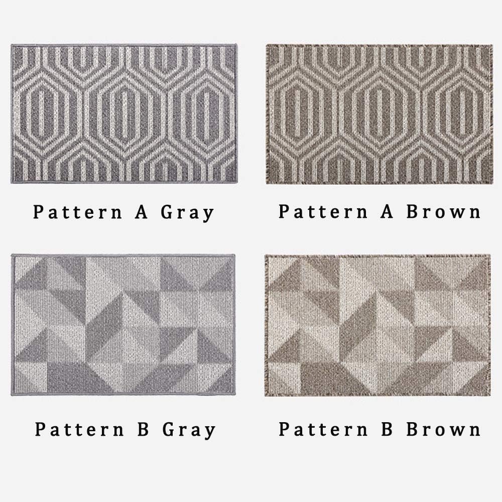 Gray Indoor Doormat 24x36 Washable Non Slip7k