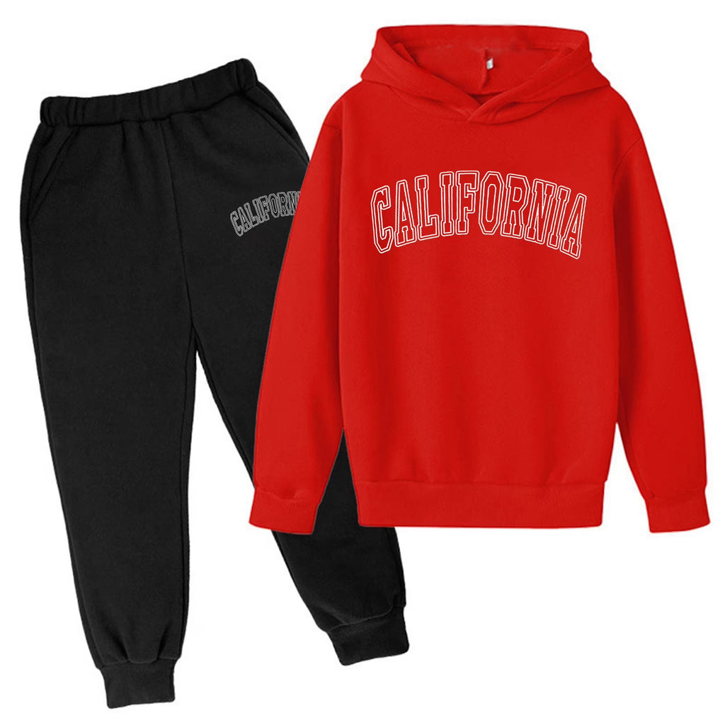 Little Boy Outfits Hoodie Pullover Sweatshirt Printed Hoodie Underwear Casual Letter Printed Long Sleeve Out Wear Sets
