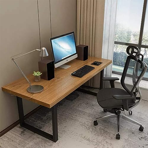 Metal Table Legs H-Shape 28in Matte Black 2 Pack a7
