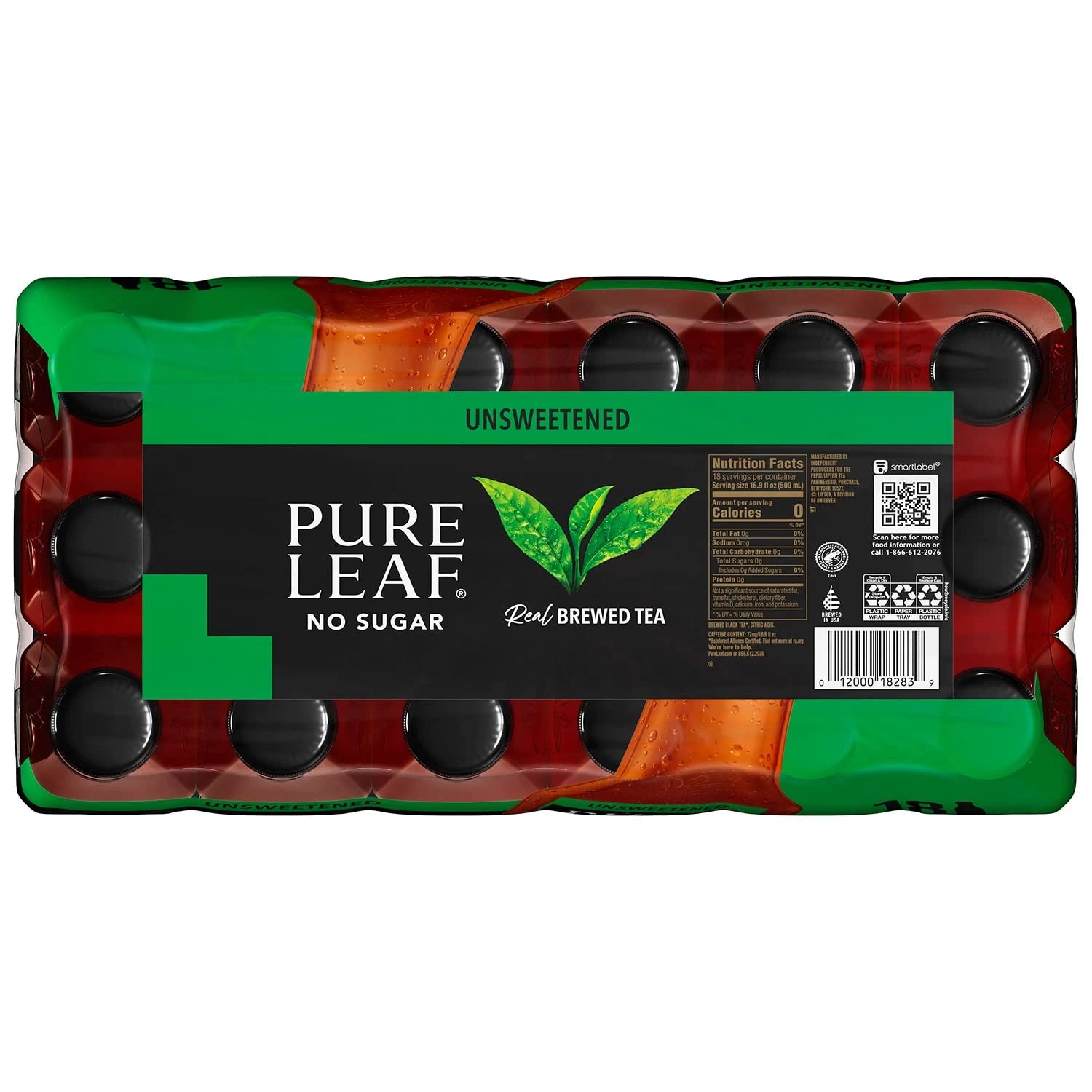 Unsweetened Iced Black Tea 18 Pack 16.9oz a7