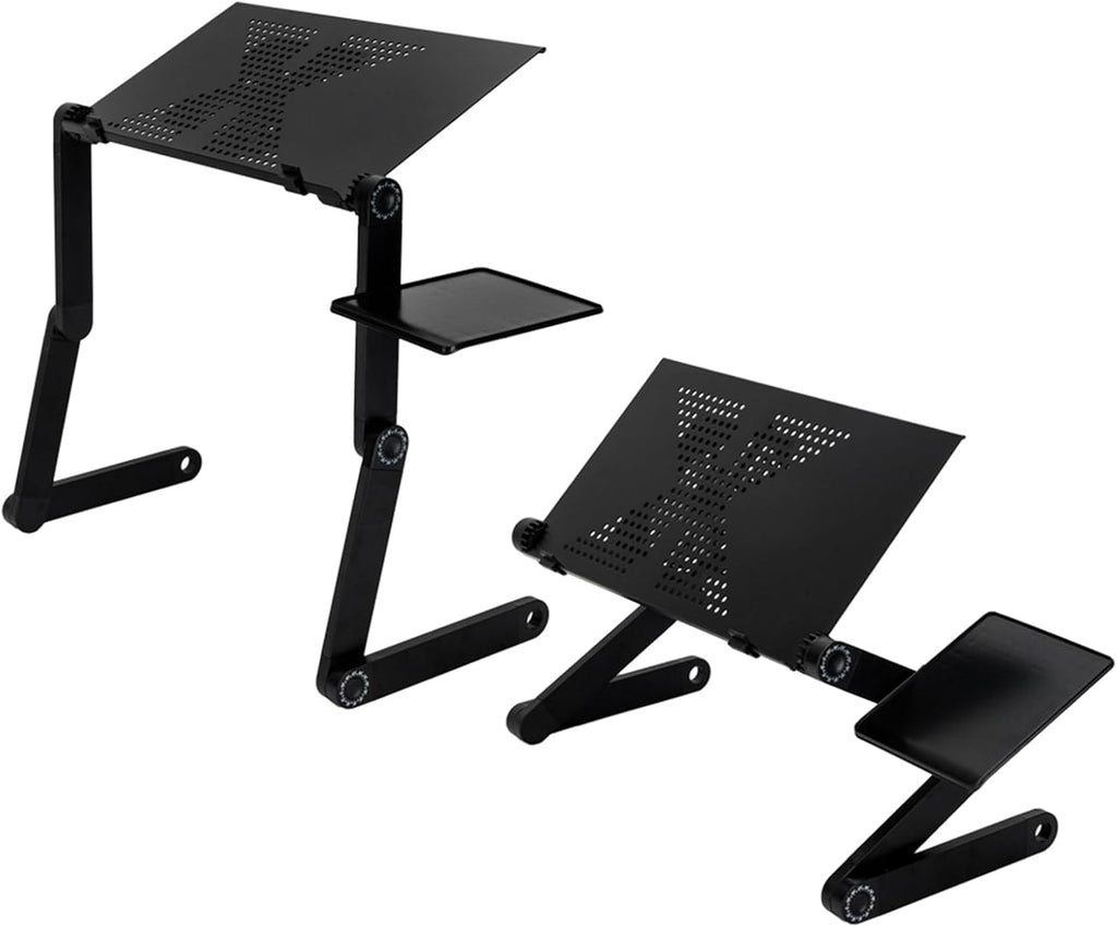 Adjustable Laptop Stand Lap Desk with Mouse Pad Ergonomic Folding Holder k7