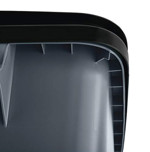 Heavy-Duty Wheeled Trash Can 50 Gallon Gray, 2 Pack a7