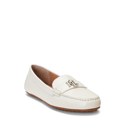 Lauren Ralph Lauren Women's Barnsbury Nappa Leather Driver Driving Style Loafer