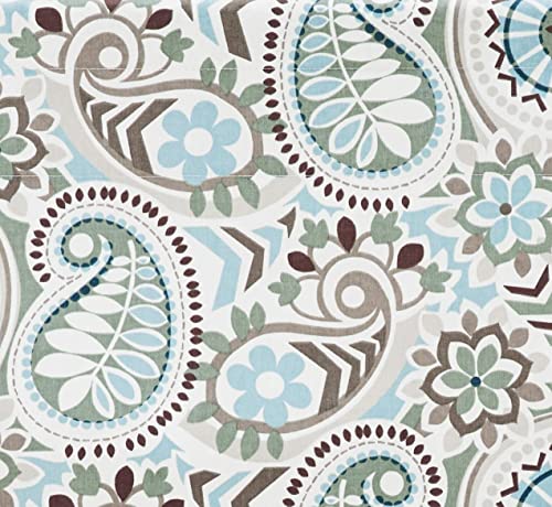 Curtain Valance Floral Print Arched 50x17 Inch a7