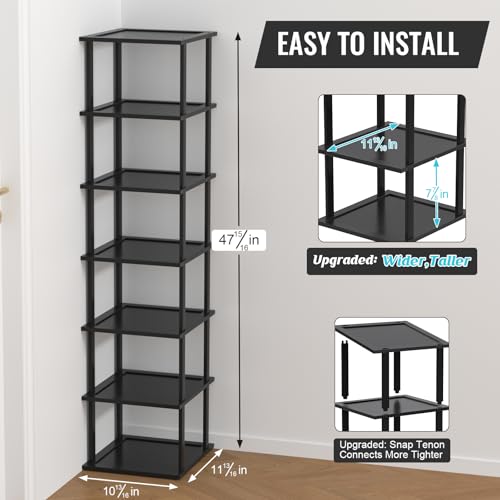 Bamboo Shoe Rack Organizer for Entryway Closet a7