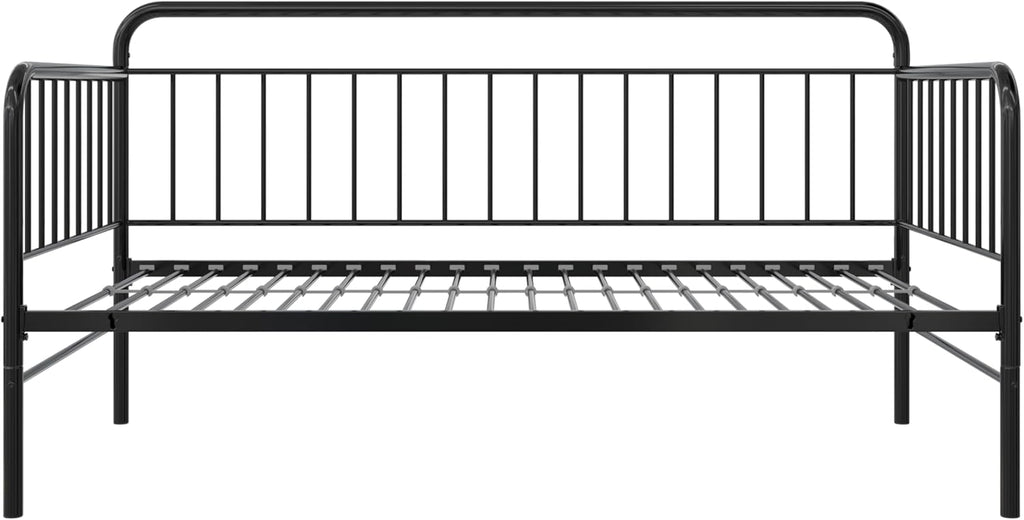 Metal Daybed with Pop Up Trundle Twin Black k7