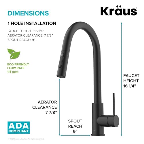 Modern Single-Handle Touch Kitchen Faucet with Pull Down Sprayer a7