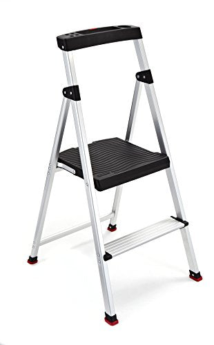 Aluminum Folding Step Ladder with Project Tray, 225 lb Capacity a7k