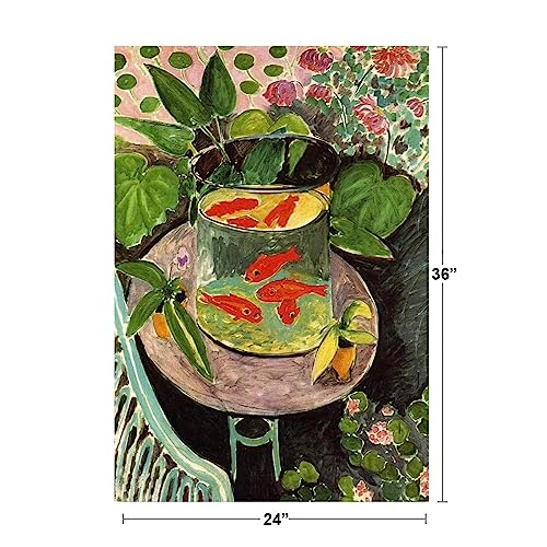 Matisse Goldfish Abstract Art Poster Print 36x54 a7