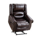 Large Dual Motor Power Lift Recliner Chair with Massage and Heat for Elderly People, Adjustable Headrest, Infinite Position, USB Ports