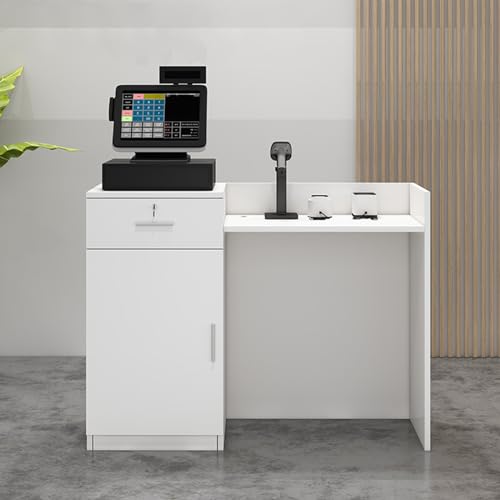 Reception Desk with Counter for Salon Lobby Office k7m