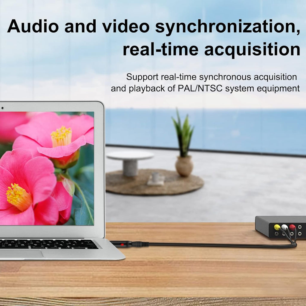 USB Video Capture Card Adapter for VHS to DVD Converter k7