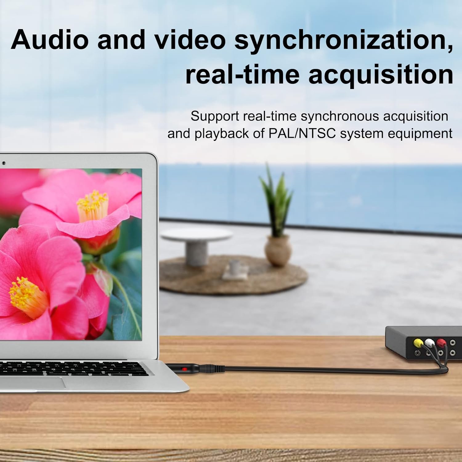 USB Video Capture Card Adapter for VHS to DVD Converter k7