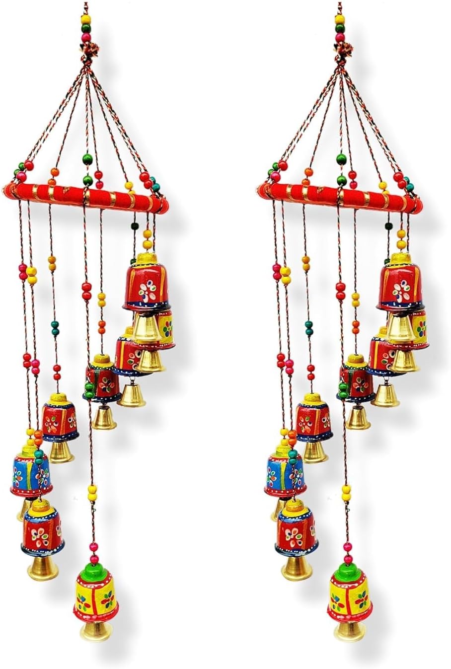 Wall Hanging Home Decor Set of 2 Multi-Colour k7