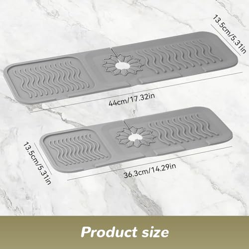 Kitchen Sink Silicone Draining Mat Fast Drying Stone Sink Tray a7